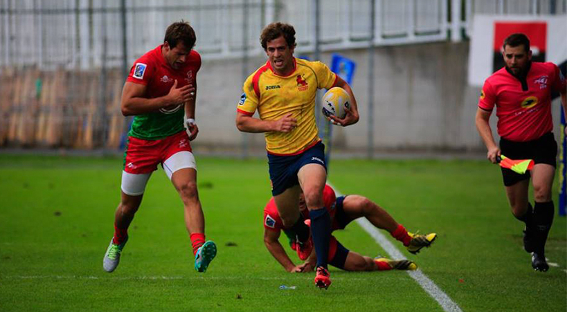 La selección masculina de rugby seven termina tercera del campeonato de Europa