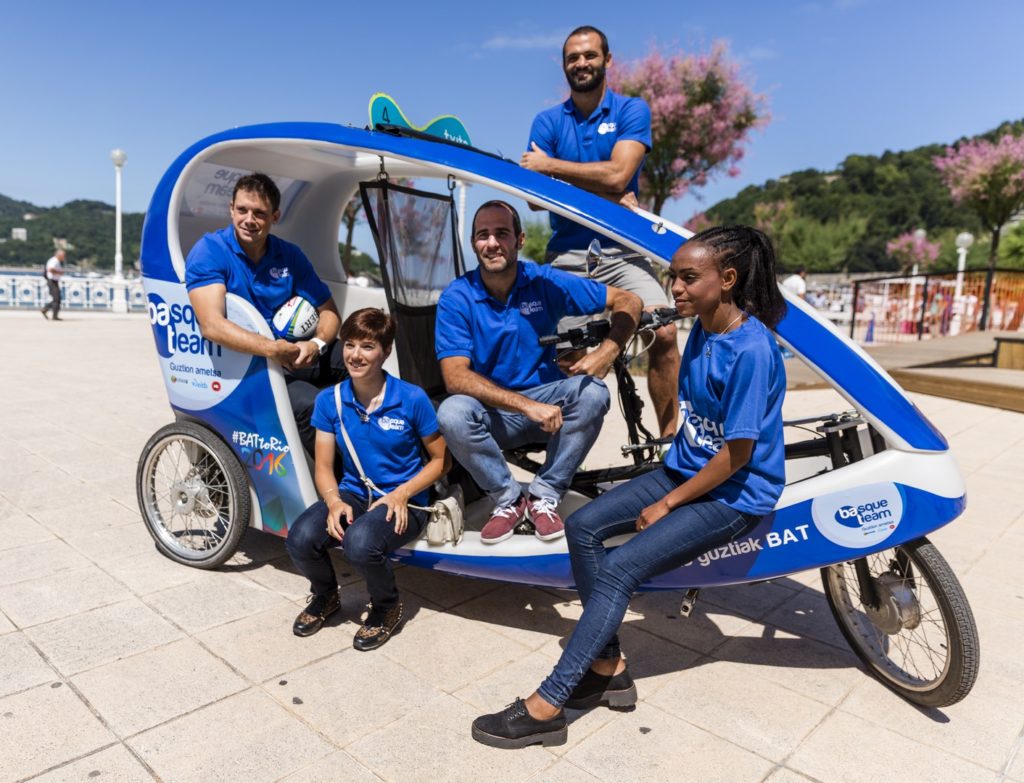 Basque Team ha reunido hoy a cinco de sus olímpicos, que ya se encuentran en la última fase de preparación para los Juegos