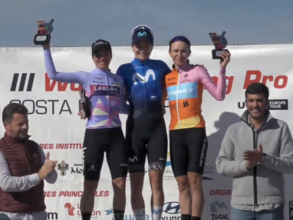 Ane Santesteban, ciclista becada por Basque Team, termina segunda en el Women Cycling Pro Costa de Almería