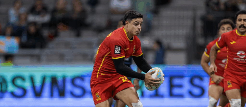 Anton Legorburu, jugador de rugby de Basque Team, se adjudica la medalla de plata en el Europeo