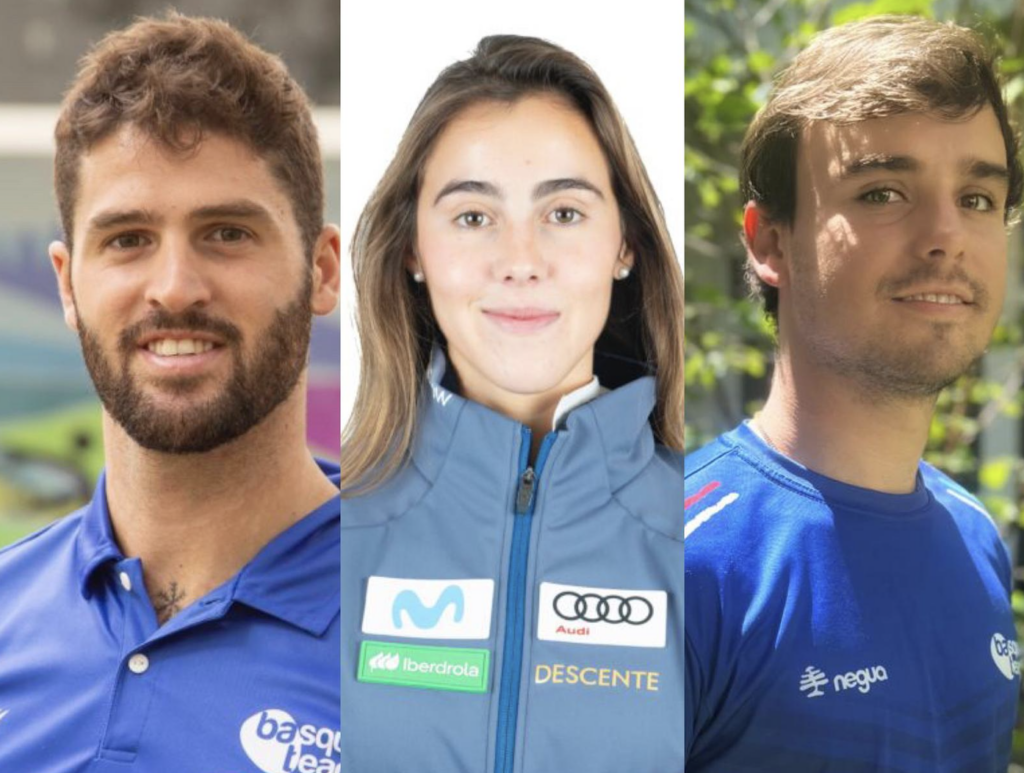 Tres deportistas de Basque Team competirán en los Juegos Olímpicos de Milán-Cortina d'Ampezzo, lo que supone el 15 por ciento de la participación estatal 