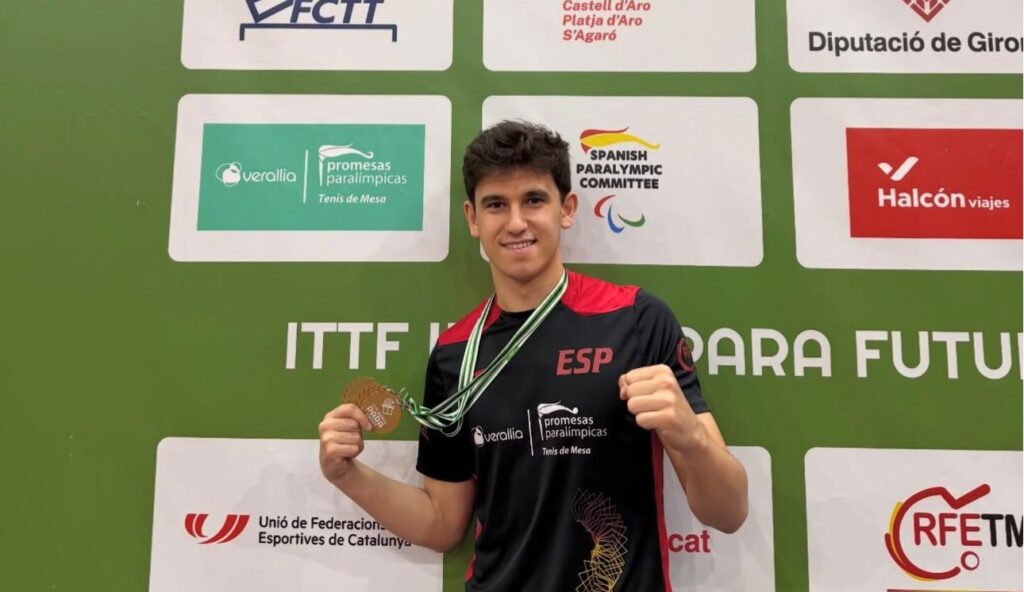 Ander Cepasek, Basque Teameko mahai-teniseko jokalariak, bi urre irabazi ditu ITTF World Para Future Costa Brava txapelketan