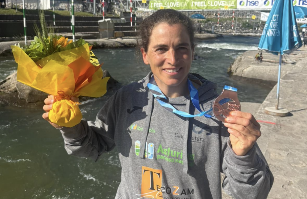La piragüista de Basque Team Maialen Chourraut arranca la temporada internacional con un bronce en la Copa del Mundo de Tacen