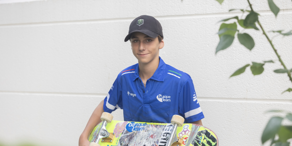 Basque Teameko Egoitz Bijueska skaterrak brontzea lortu du Ostiako Munduko Kopa