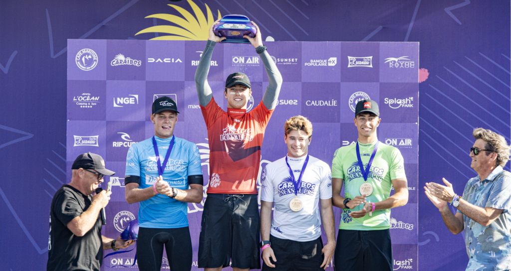 El surfista de Basque Team Kai Odriozola se hace con el tercer puesto en el Lacanau Pro de las Qualifying Series