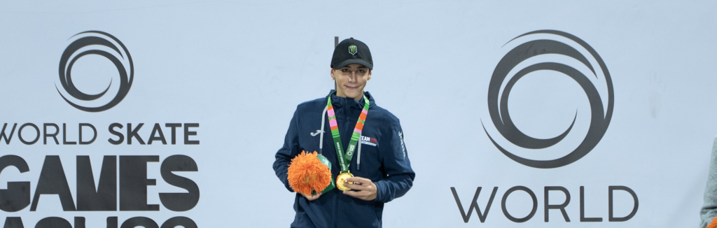 El skater de Basque Team Egoitz Bijueska revalida el título de campeón del Mundo en Asunción 